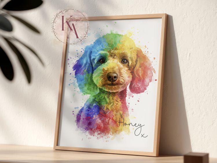 Animal A4 Custom Rainbow Pet Prints  product image